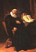 REMBRANDT Harmenszoon van Rijn Portrait of Johannes Elison. oil on canvas